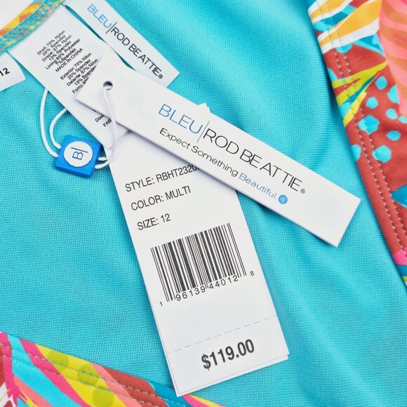 Bleu Rod Beattie - The Heat Is On Cap Sleeve Mio One Piece Swimsuit - Picture 4 of 5